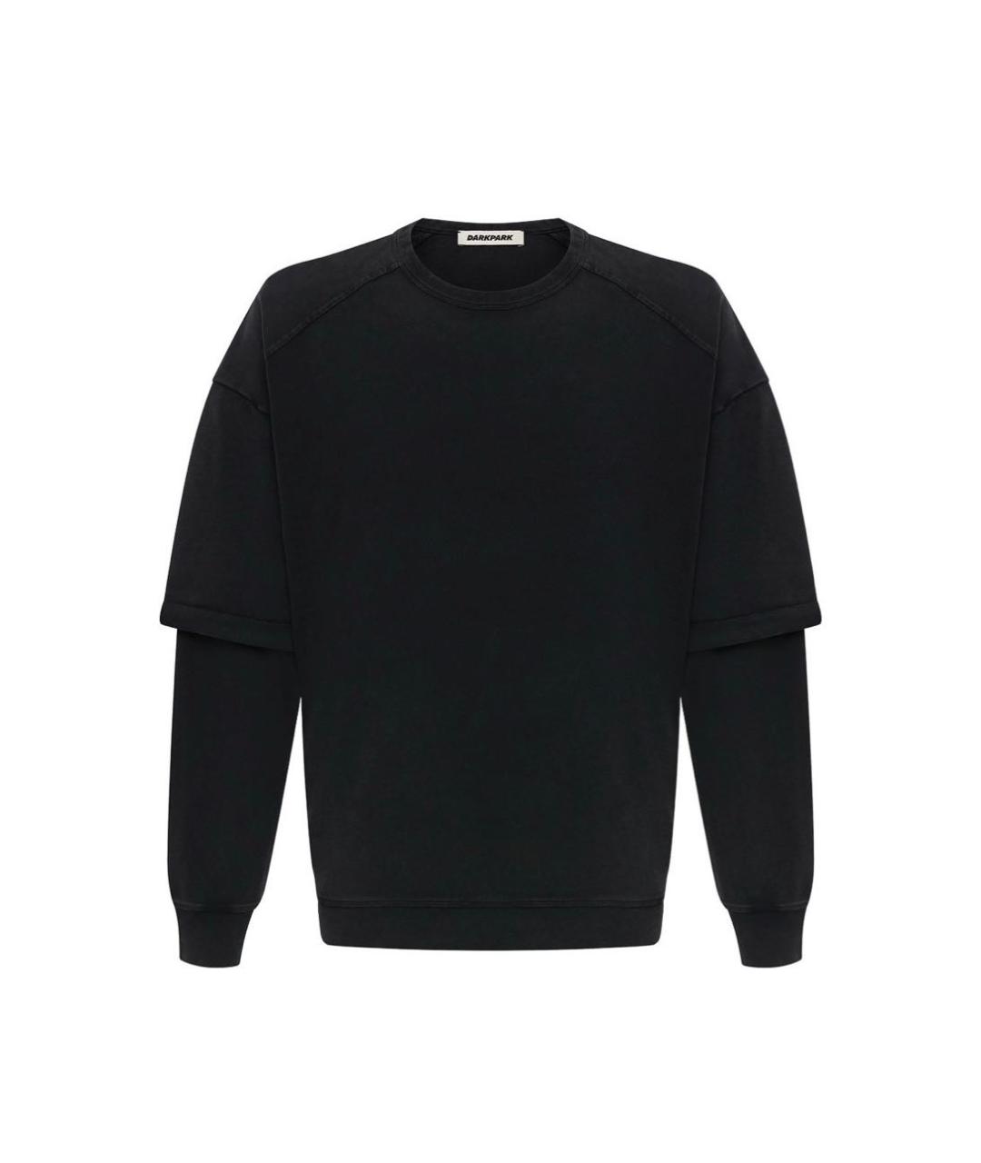 DARKPARK Черная хлопковая футболка, фото 6