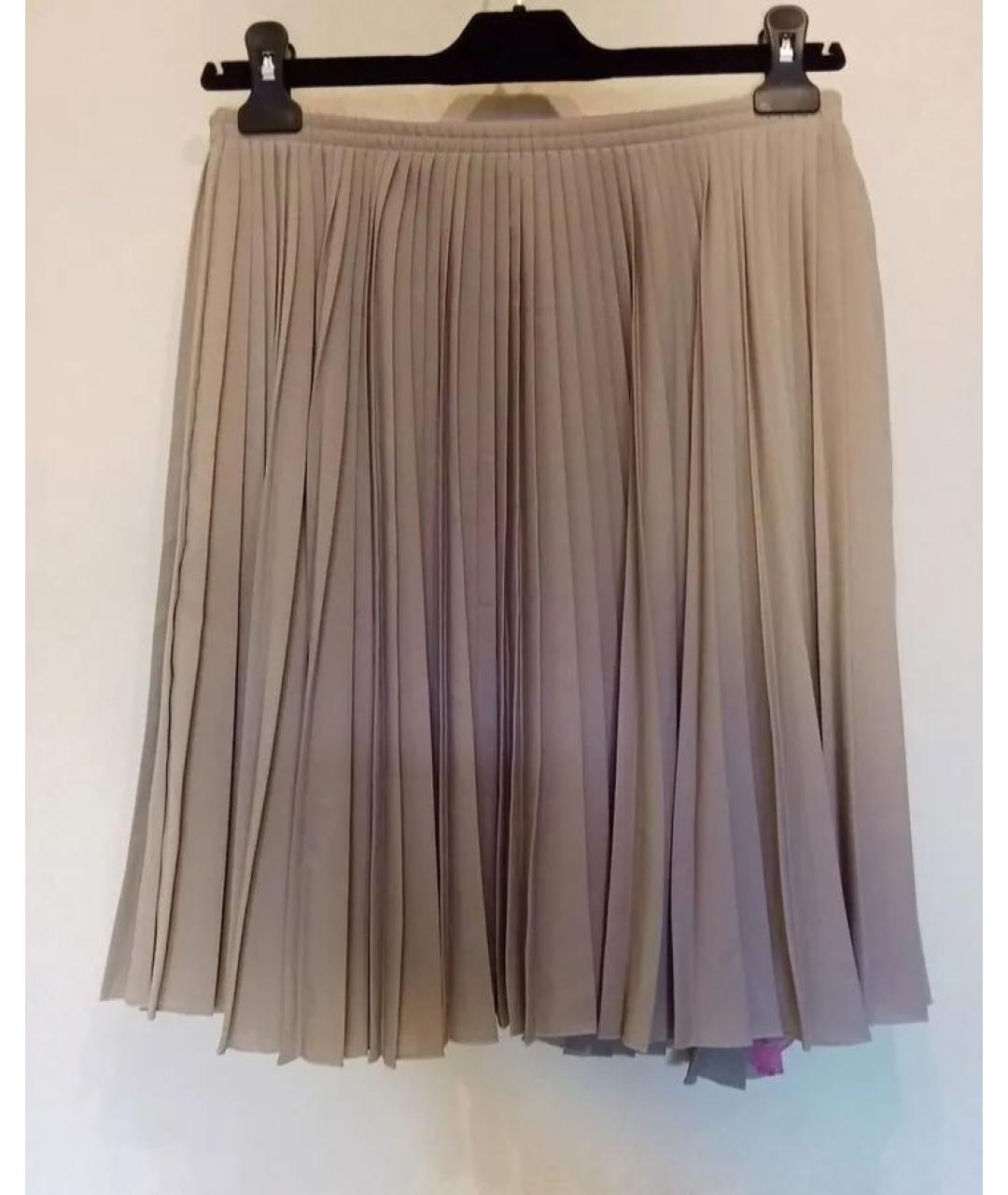 D.EXTERIOR Бежевая полиэстеровая юбка миди, фото 2