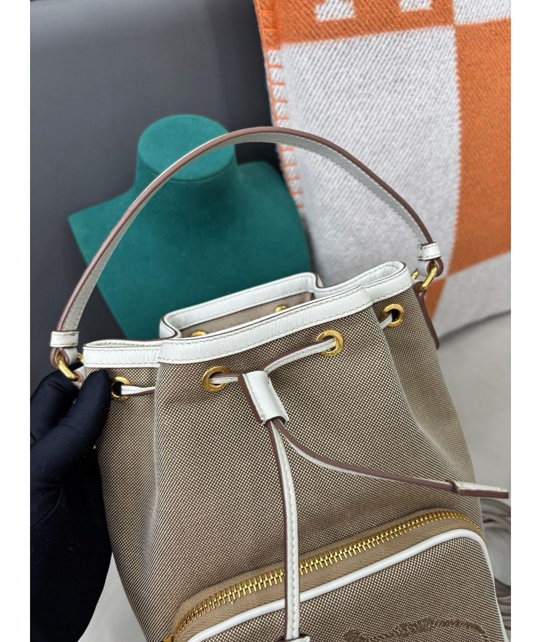 PRADA Бежевая сумка через плечо, фото 6