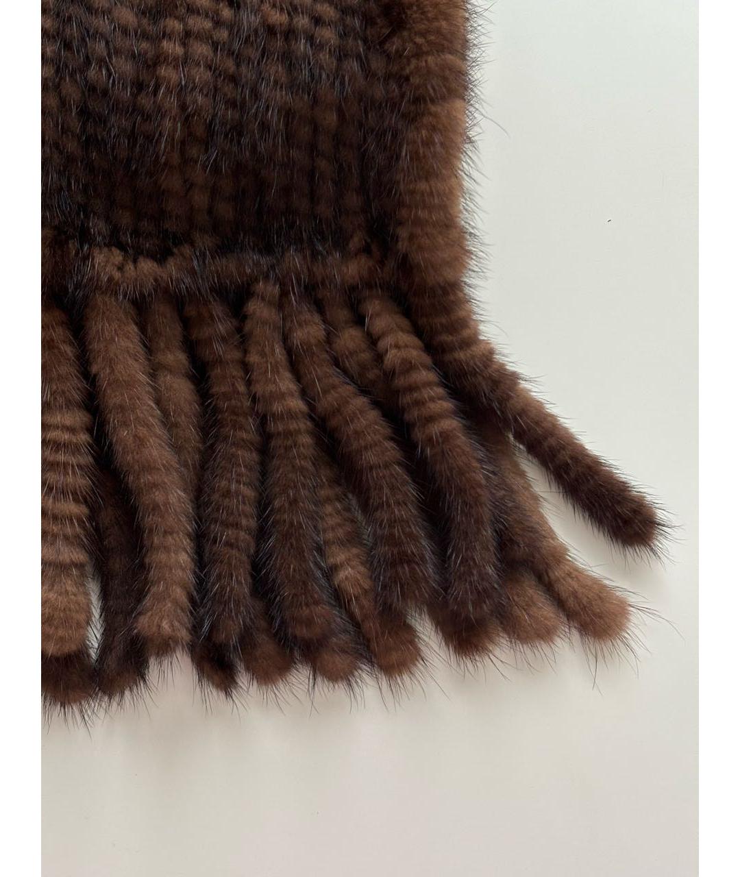 GIVENCHY Коричневый шерстяной шарф, фото 2