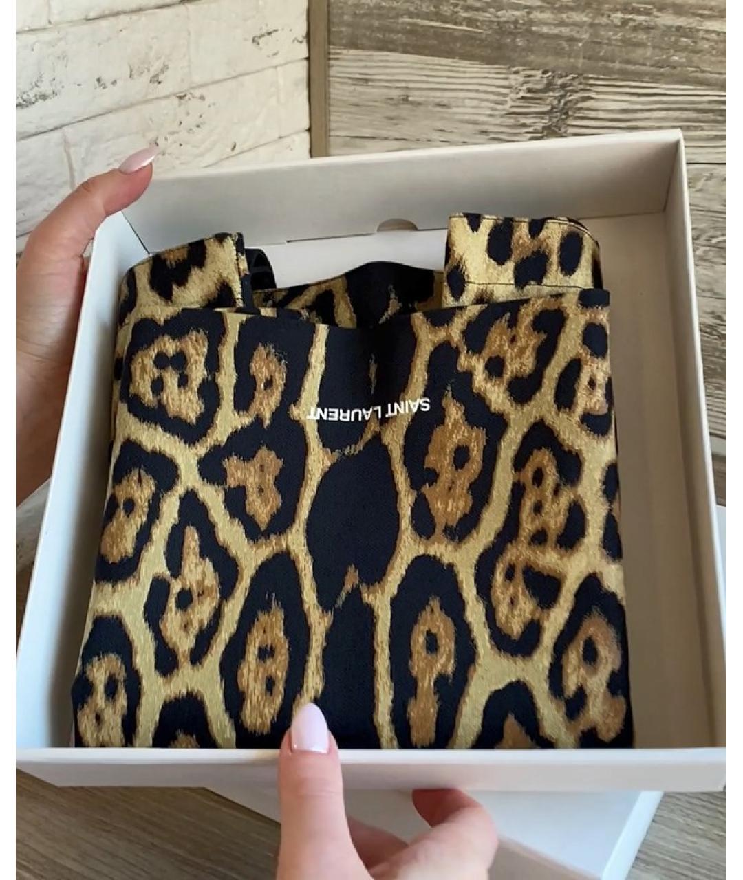 SAINT LAURENT Мульти хлопковая сумка через плечо, фото 8