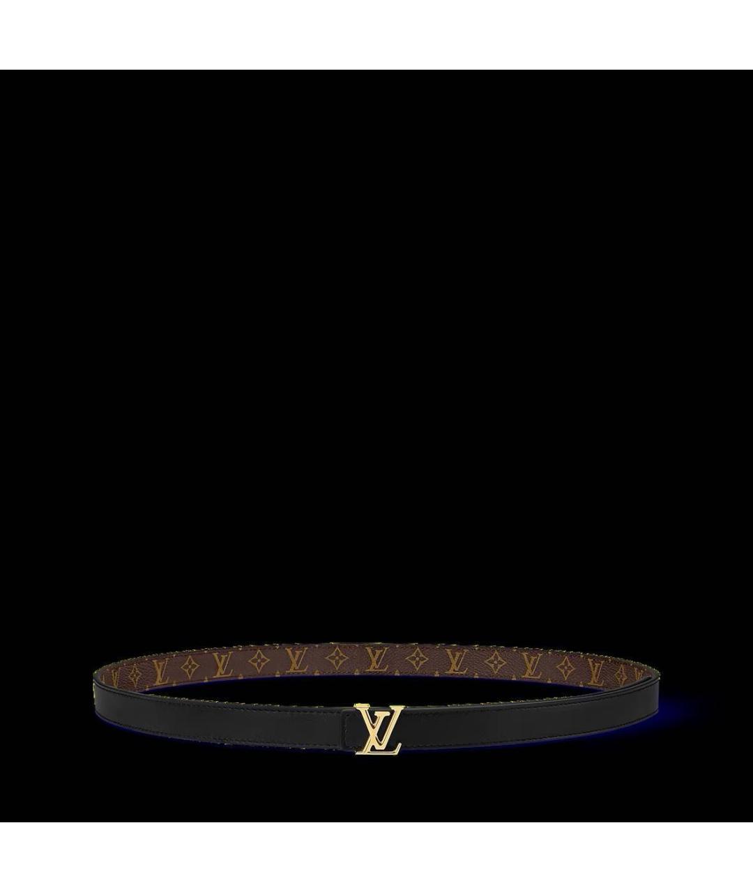 LOUIS VUITTON Коричневый кожаный ремень, фото 7