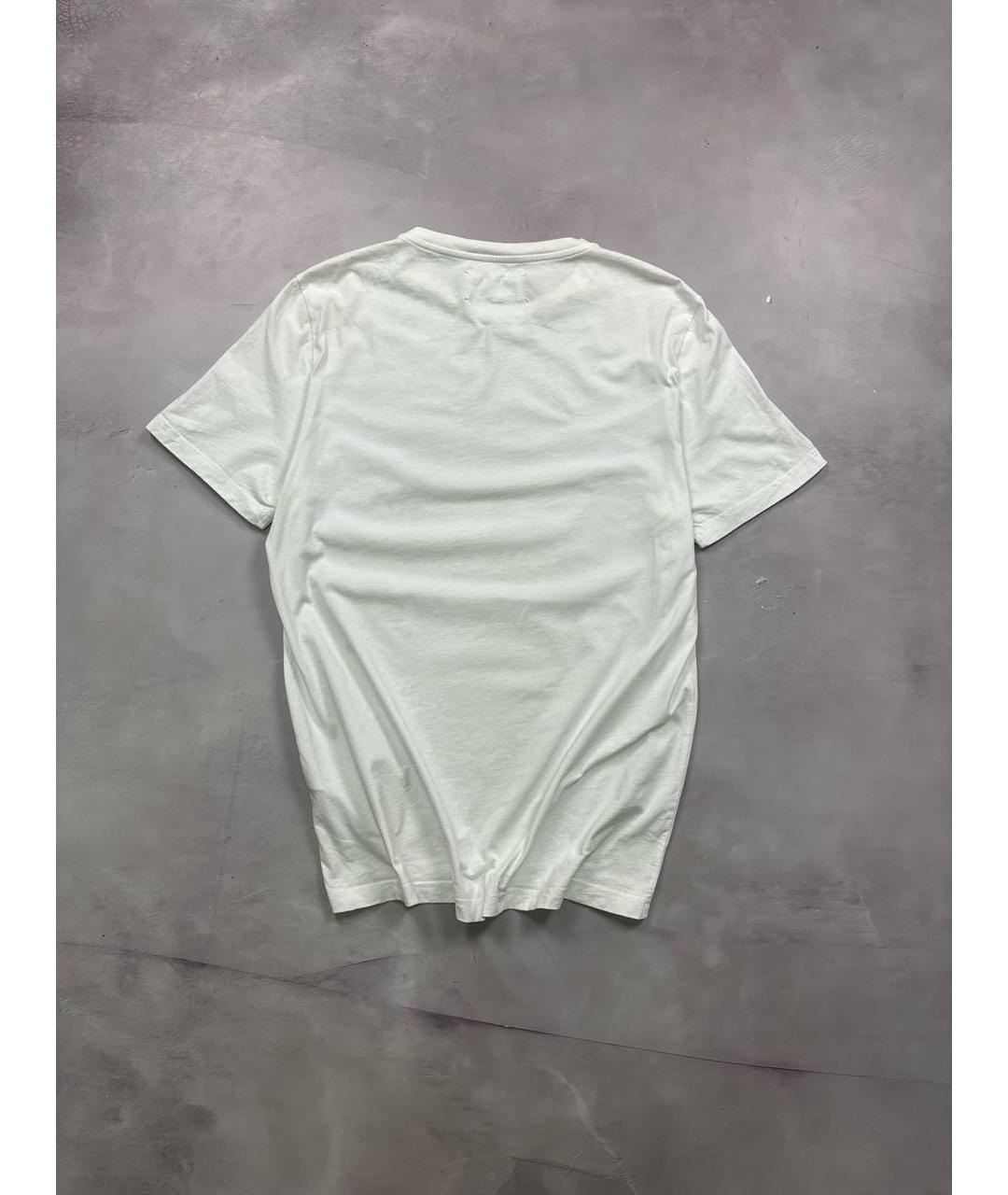 MAISON MARGIELA Белая хлопковая футболка, фото 3