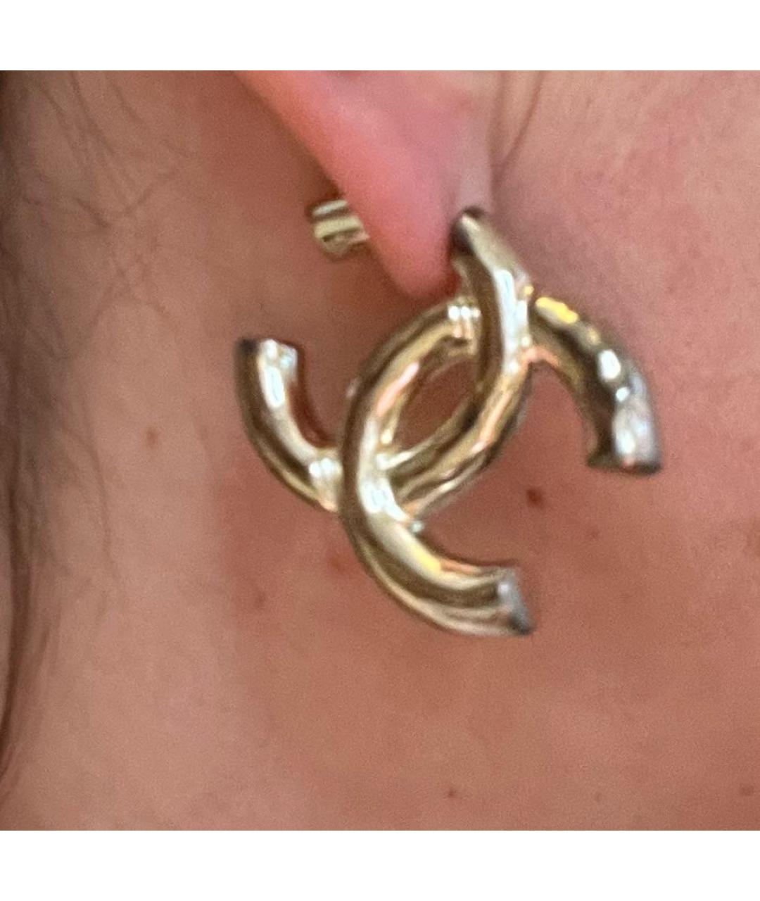 CHANEL Серебряные серьги, фото 4