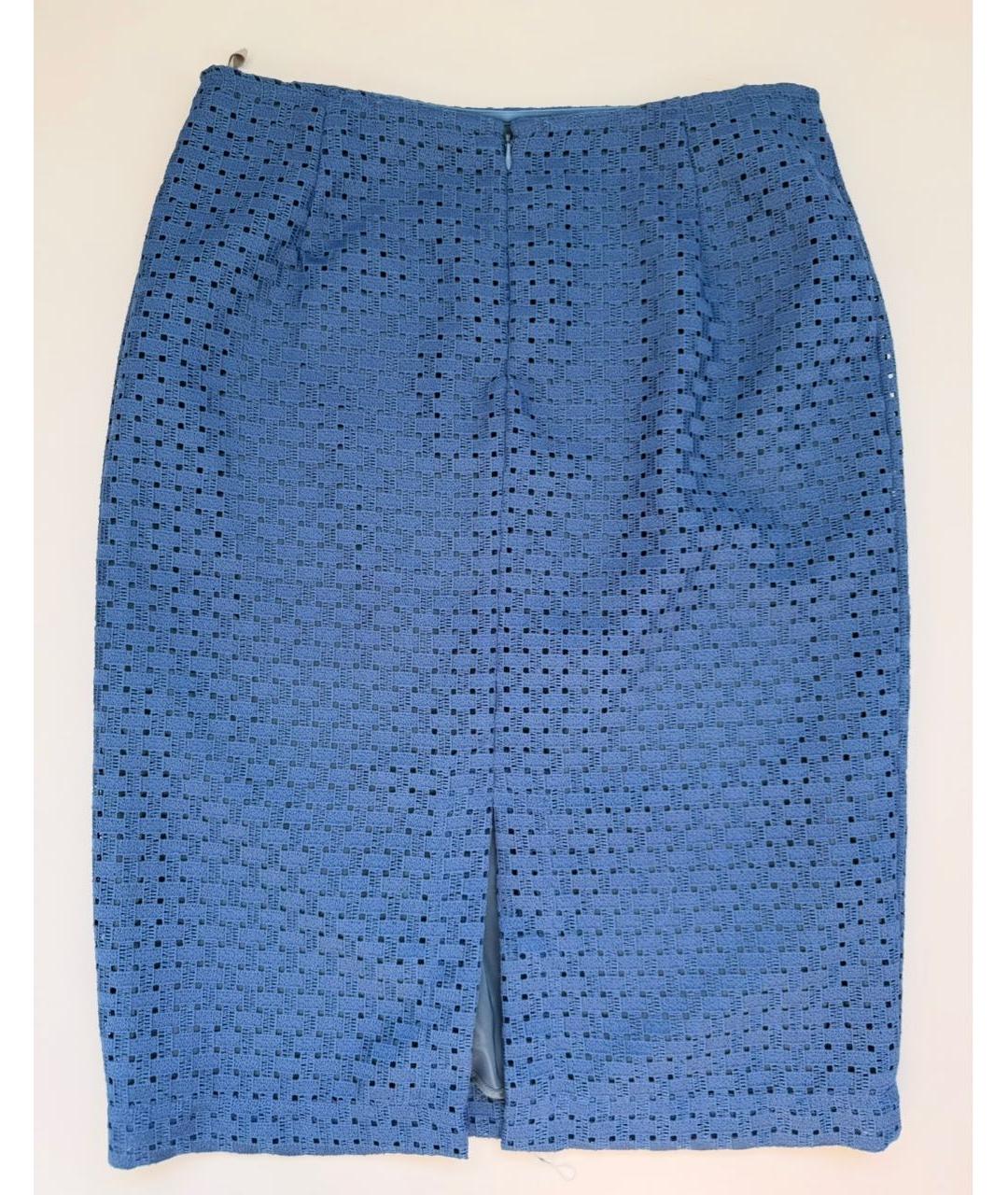 'S MAX MARA Синяя юбка миди, фото 2