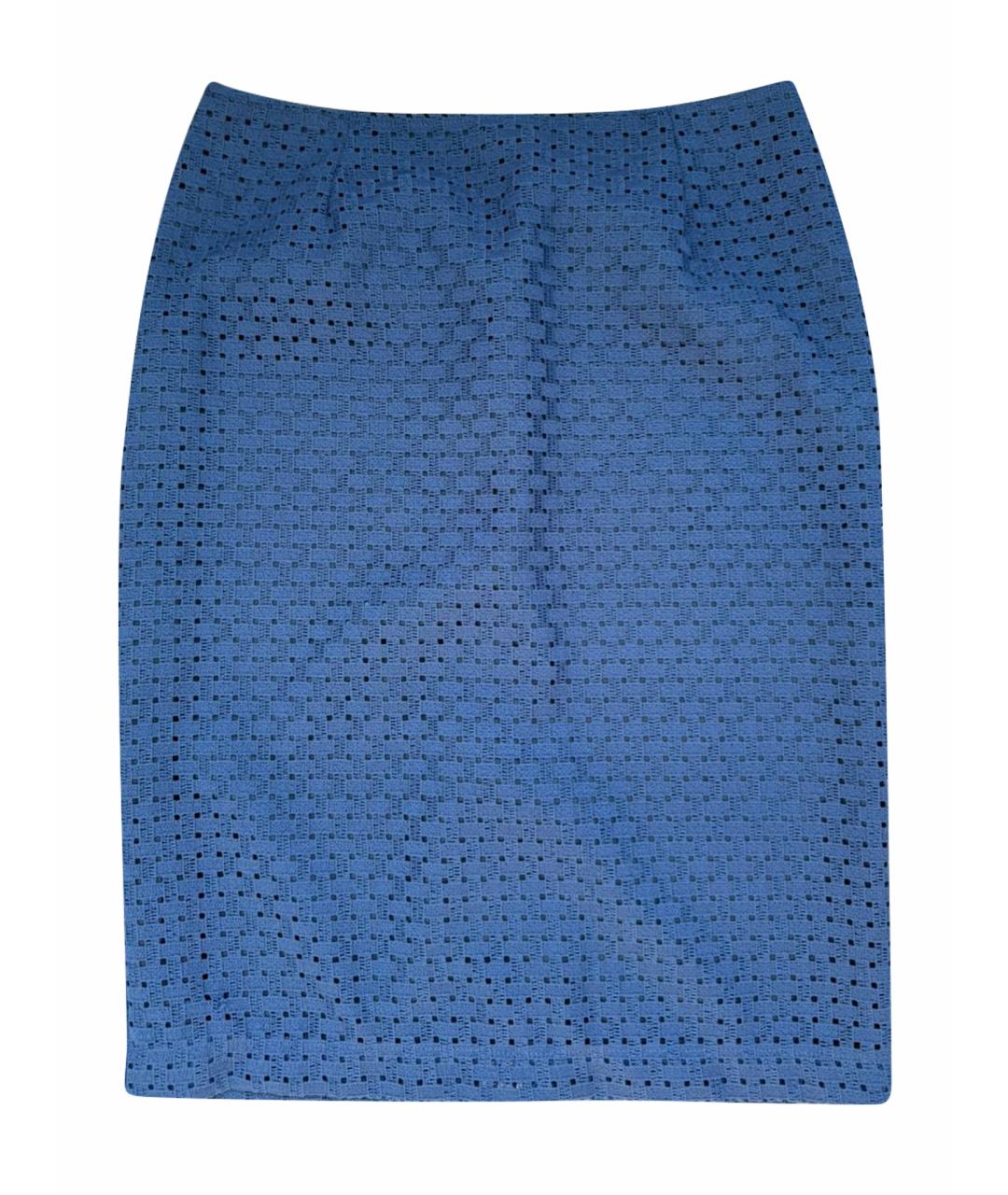 'S MAX MARA Синяя юбка миди, фото 1