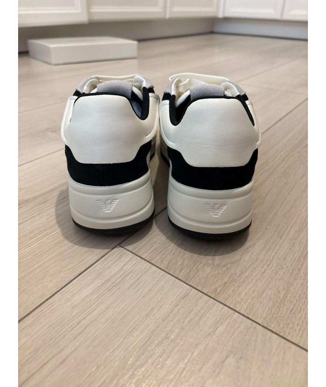 EMPORIO ARMANI Белые кеды, фото 4