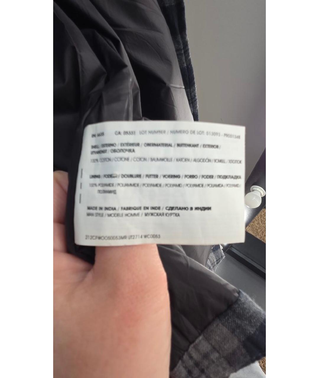 WOOLRICH Антрацитовая хлопковая куртка, фото 6