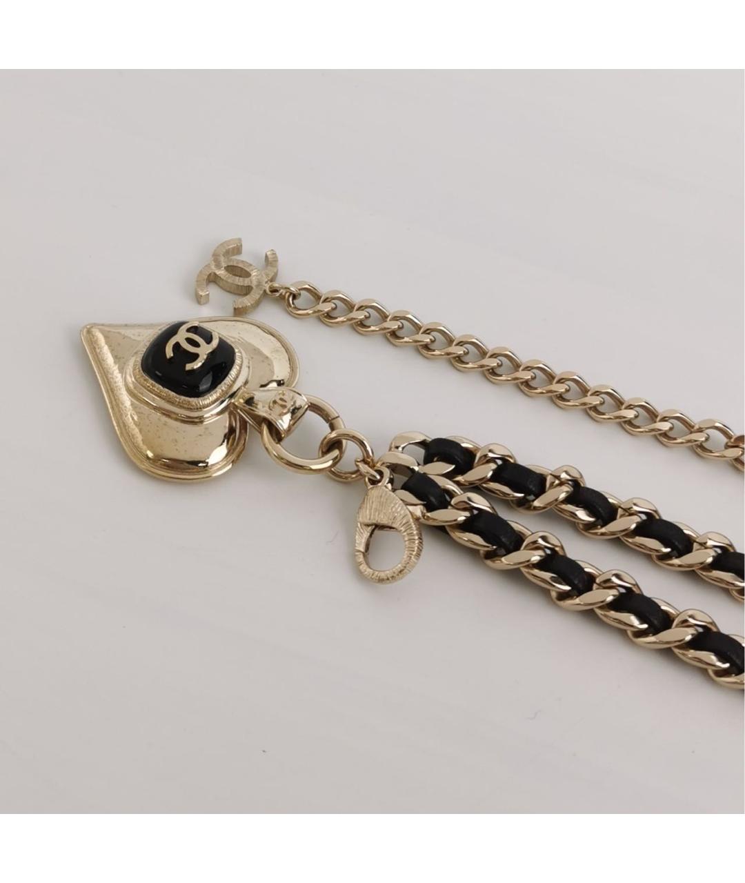 CHANEL Черный кожаный ремень, фото 3