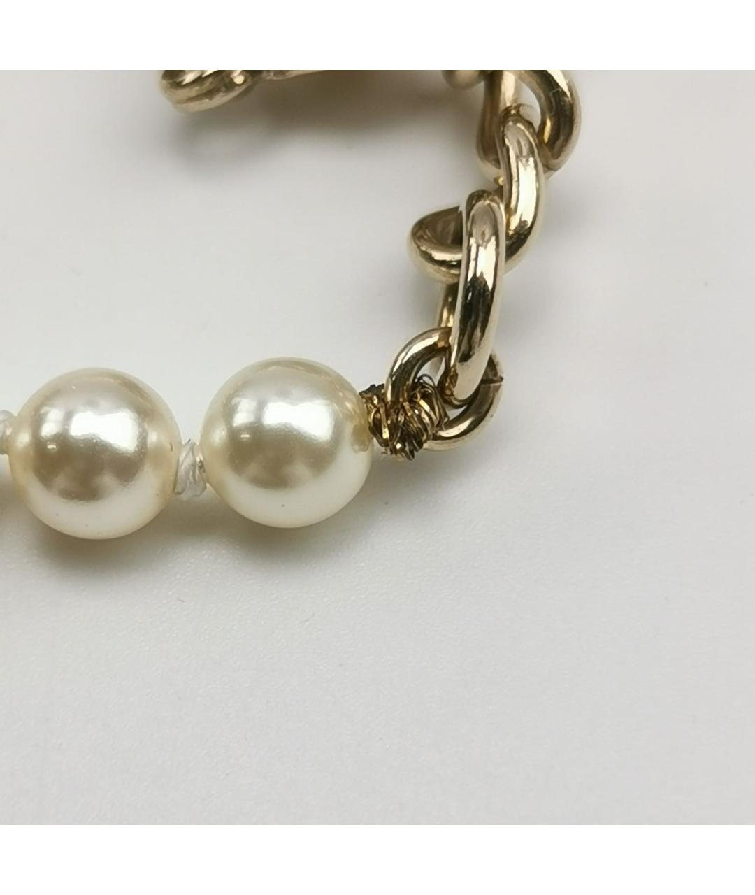 CHANEL Белое жемчужное колье, фото 8