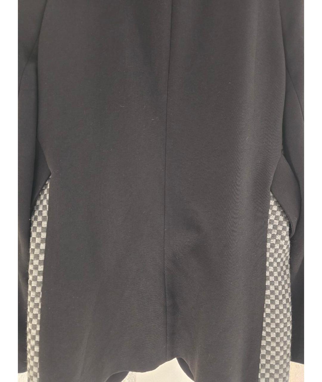 EMPORIO ARMANI Черный вискозный жакет/пиджак, фото 4