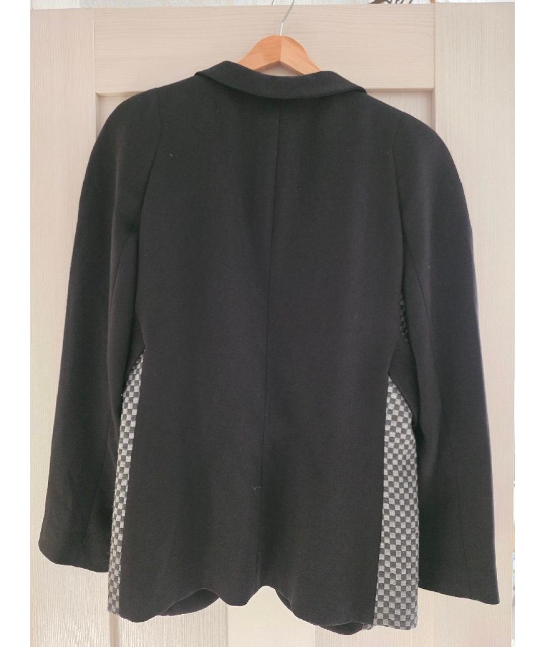 EMPORIO ARMANI Черный вискозный жакет/пиджак, фото 2