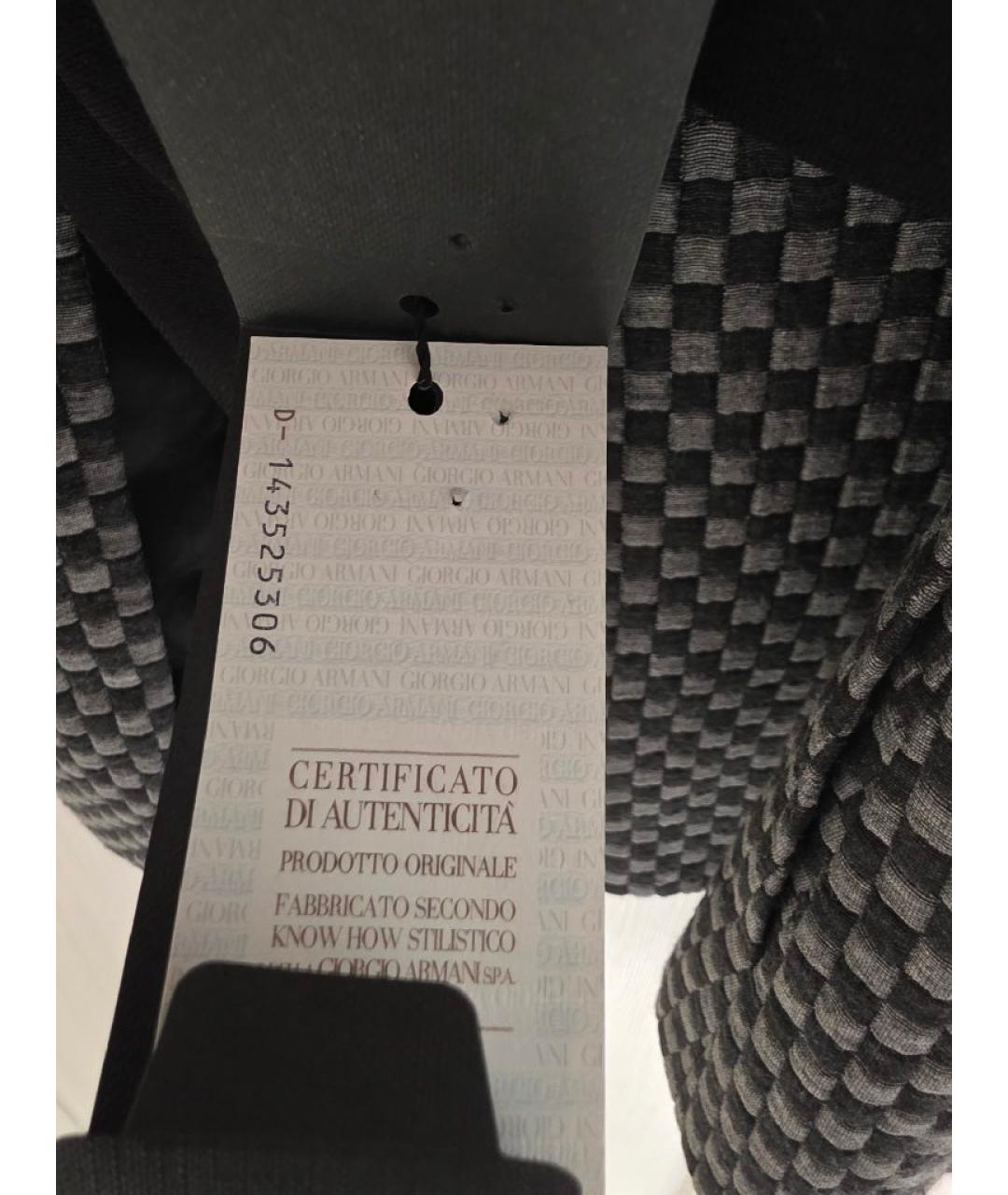 EMPORIO ARMANI Черный вискозный жакет/пиджак, фото 6