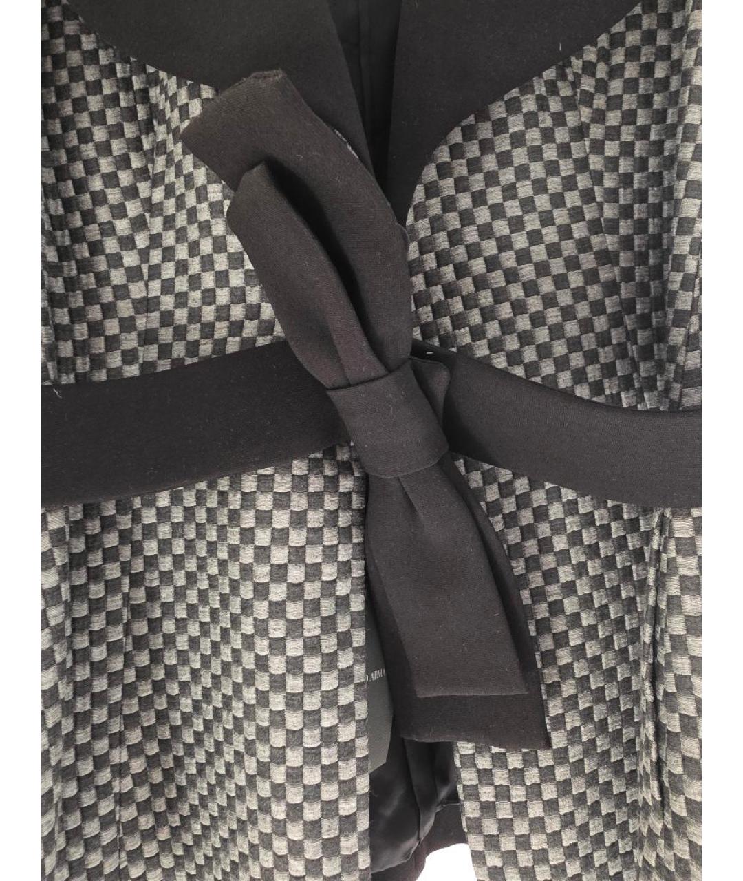 EMPORIO ARMANI Черный вискозный жакет/пиджак, фото 8