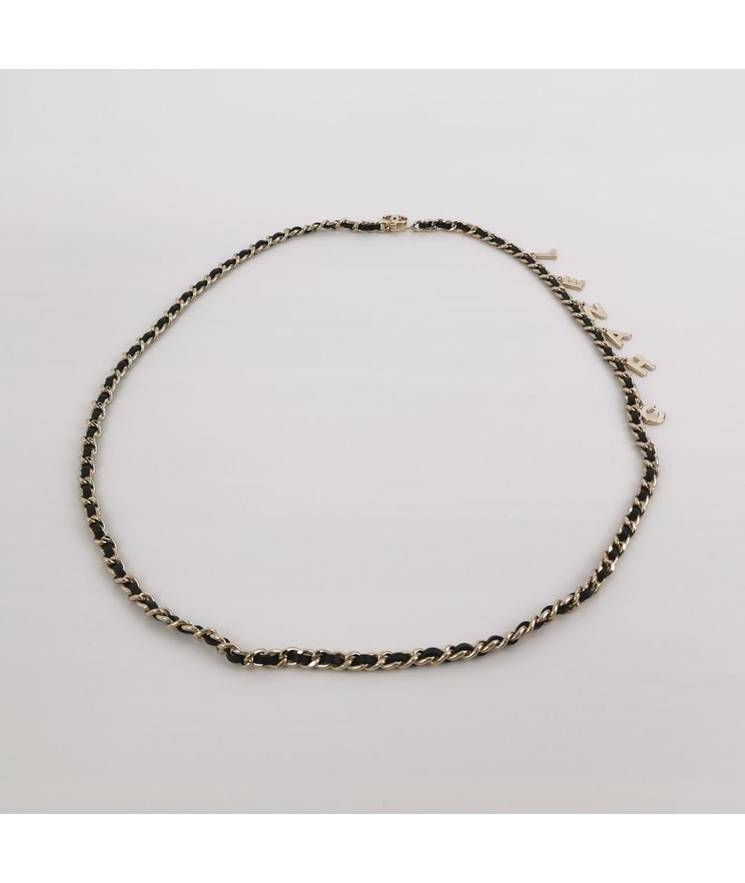 CHANEL Черный кожаный ремень, фото 2