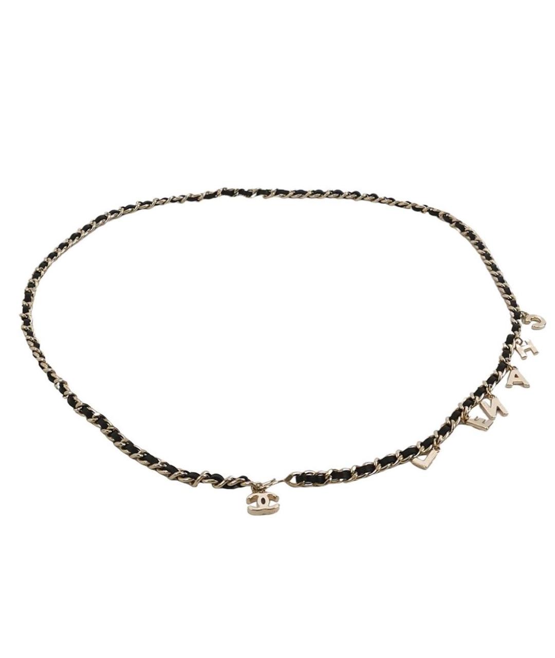 CHANEL Черный кожаный ремень, фото 8