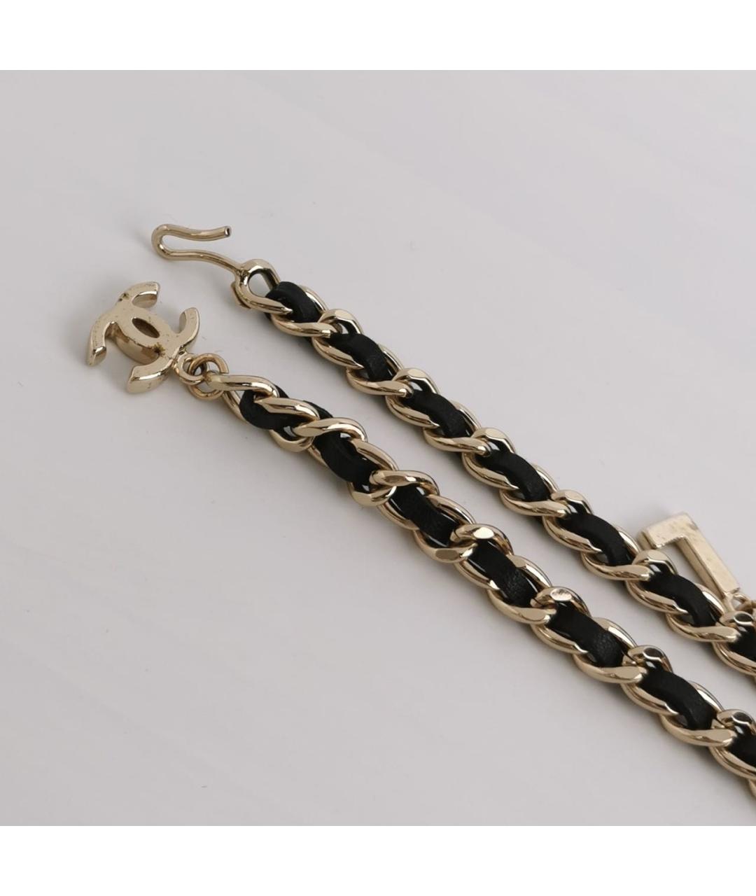 CHANEL Черный кожаный ремень, фото 3