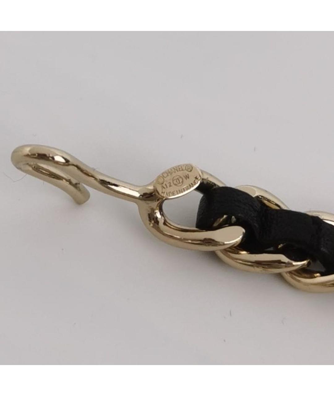 CHANEL Черный кожаный ремень, фото 4