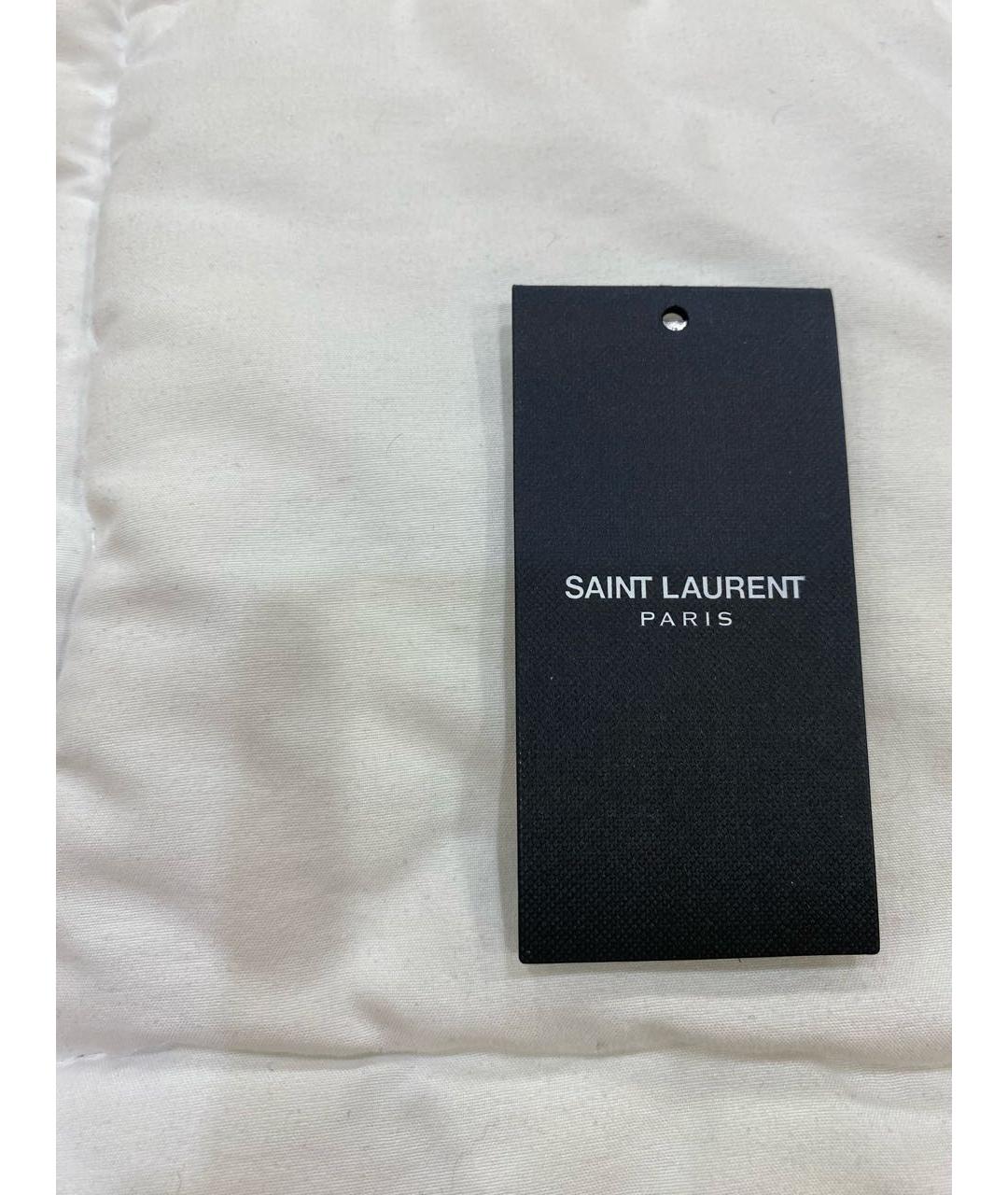 SAINT LAURENT Черная шелковая блузы, фото 5