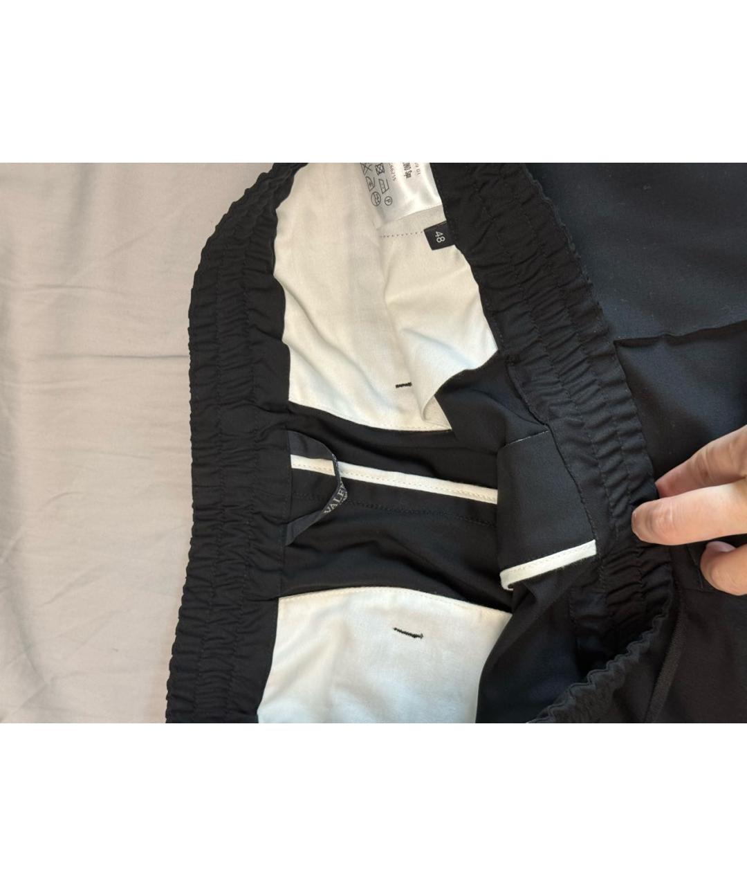 VALENTINO Черные классические брюки, фото 7