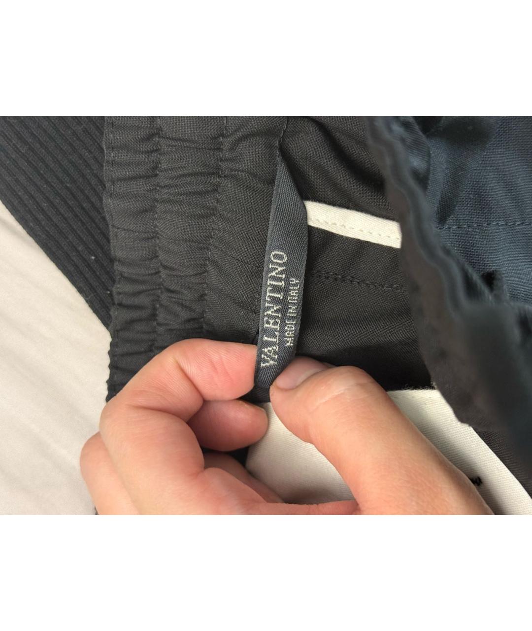 VALENTINO Черные классические брюки, фото 6