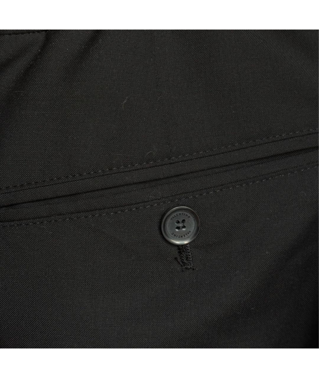 VALENTINO Черные классические брюки, фото 5