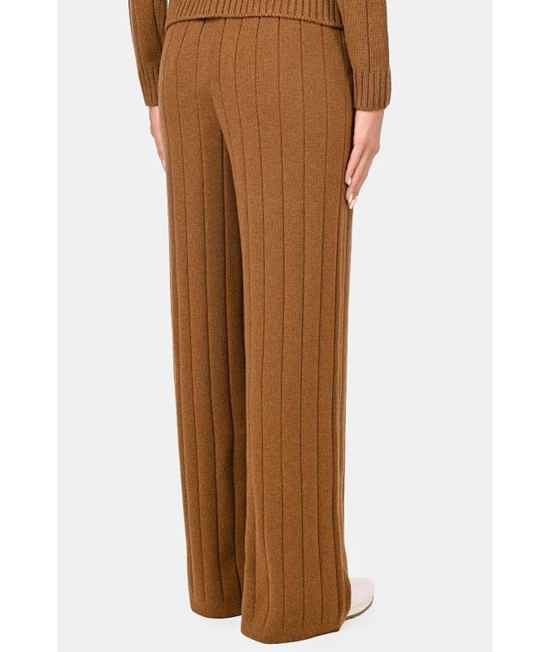 LORO PIANA Коричневый кашемировый костюм с брюками, фото 3