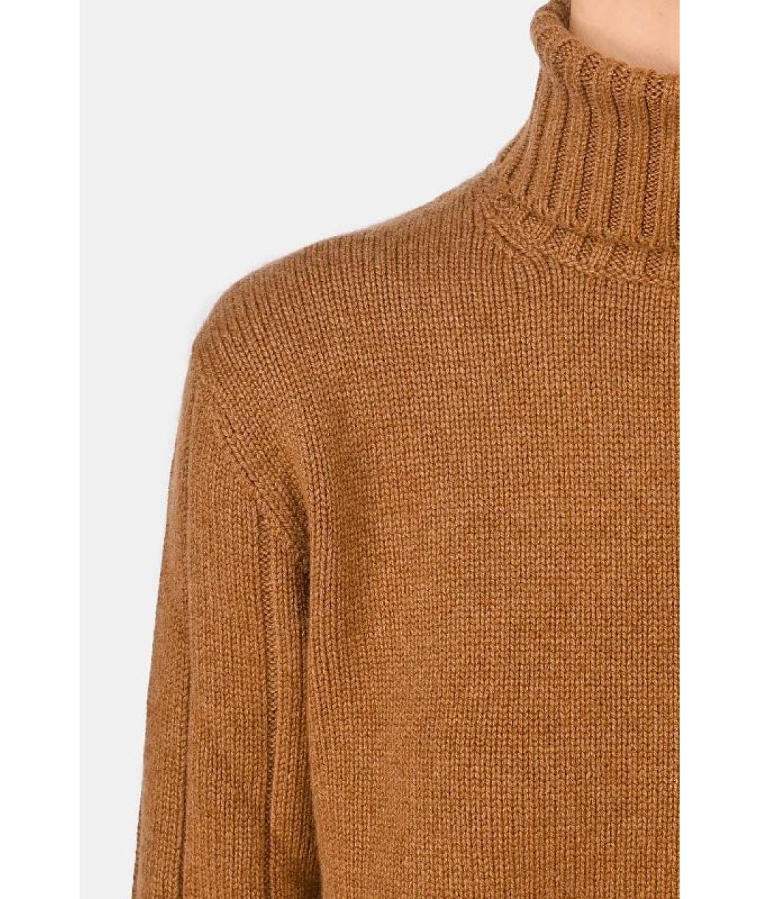 LORO PIANA Коричневый кашемировый костюм с брюками, фото 5