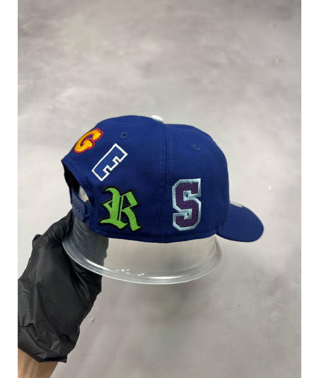 Saint Michael Синяя хлопковая кепка/бейсболка, фото 4