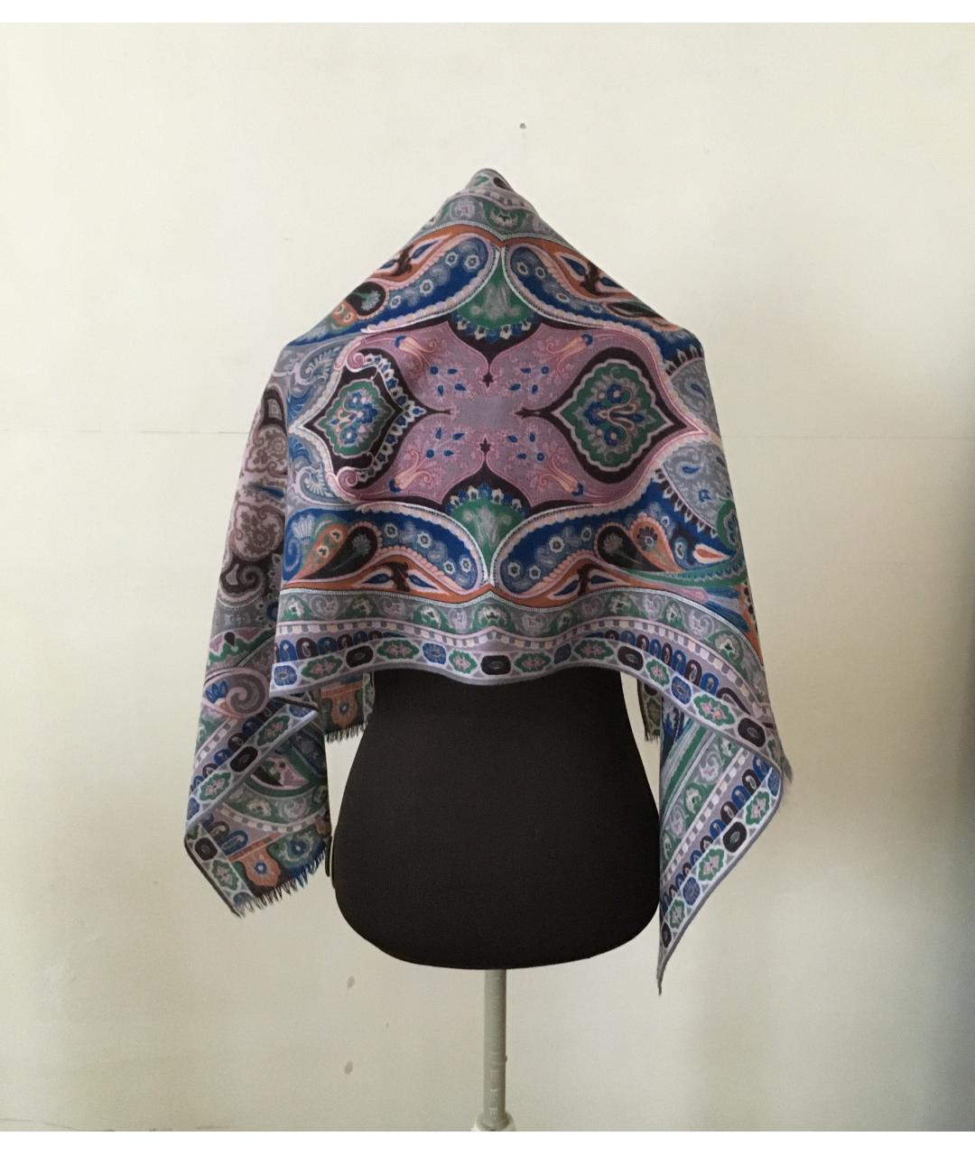 ETRO Мульти шерстяной шарф, фото 6