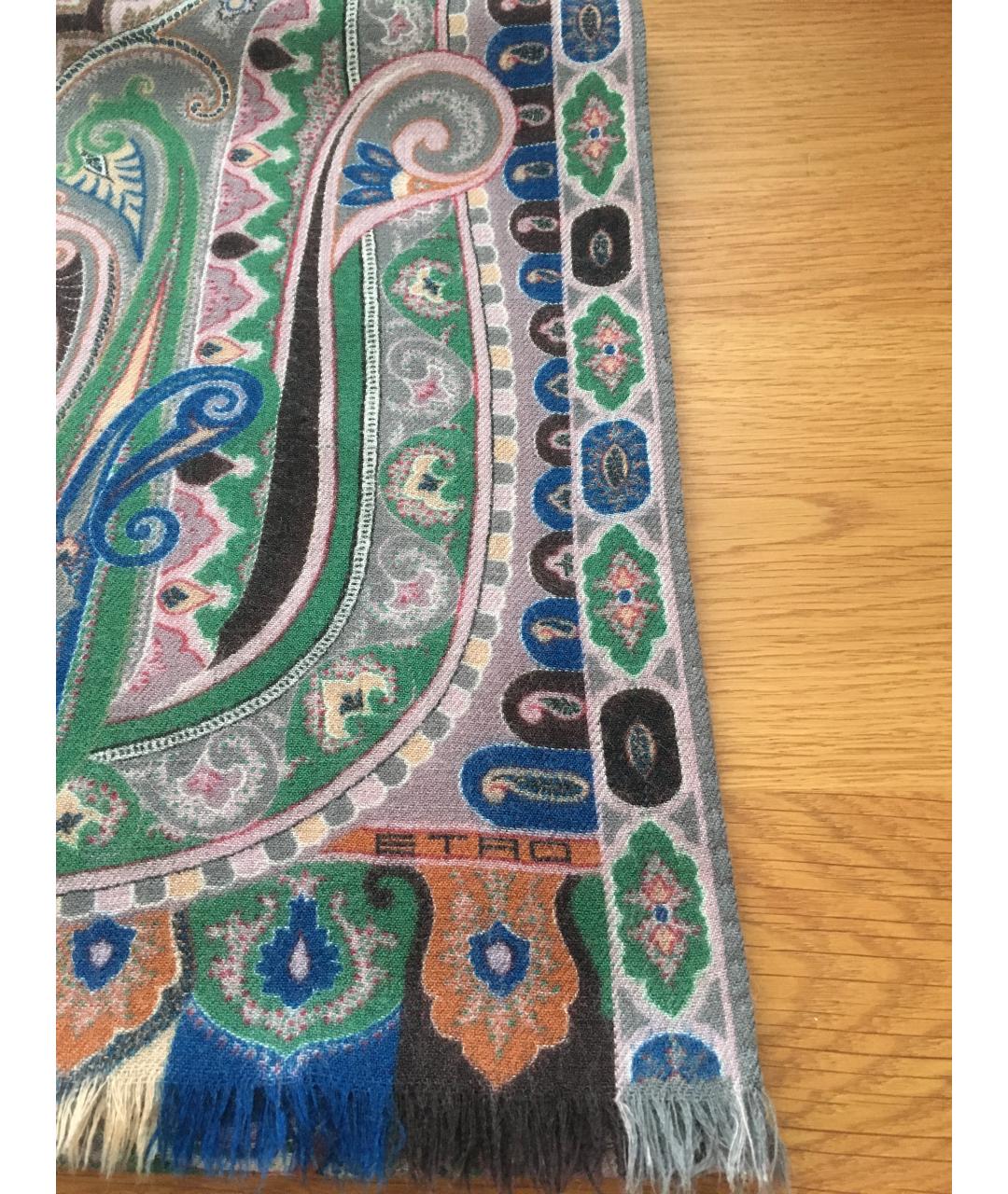 ETRO Мульти шерстяной шарф, фото 2