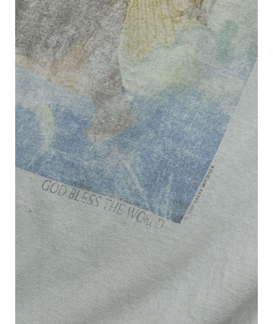 Saint Michael Белая хлопковая майка, фото 4