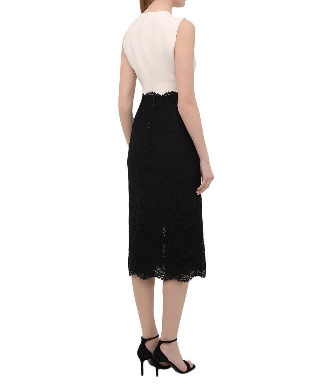 VALENTINO Мульти шерстяное коктейльное платье, фото 2