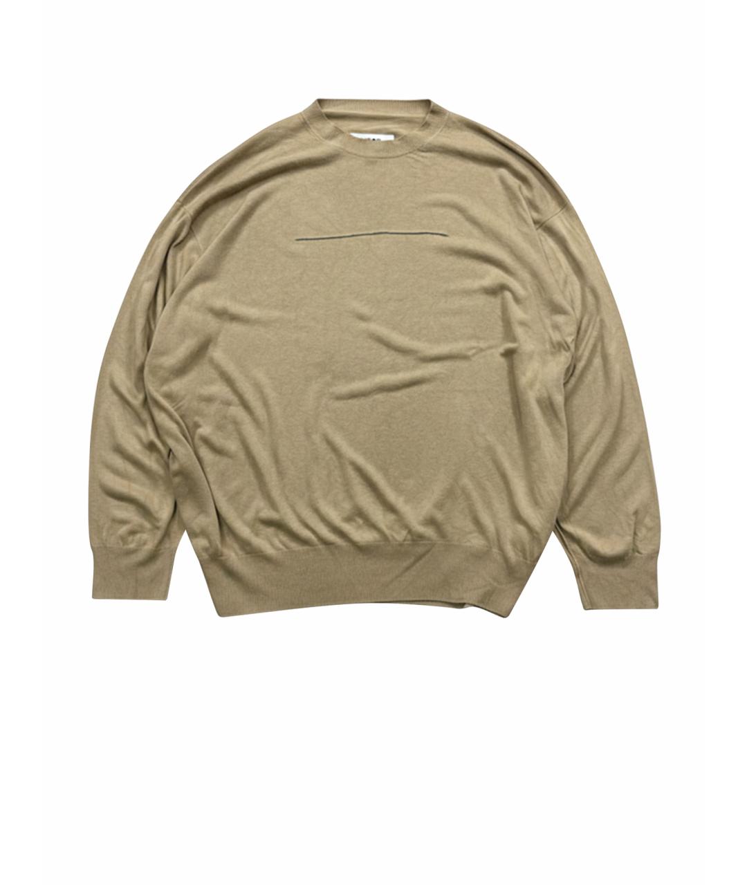 MM6 MAISON MARGIELA Бежевый джемпер / свитер, фото 1