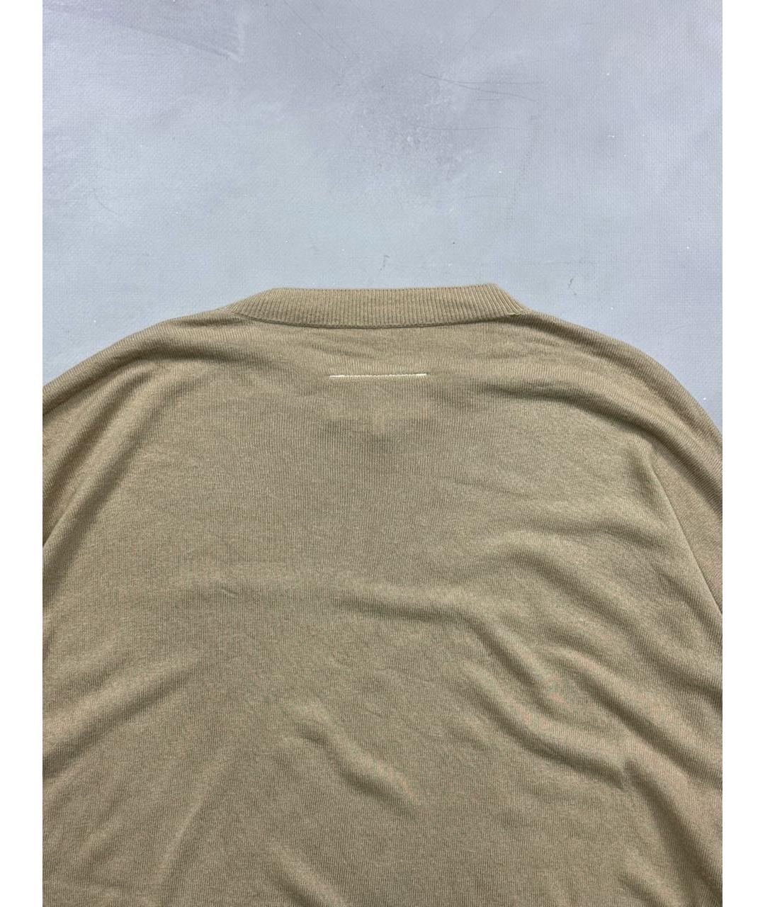 MM6 MAISON MARGIELA Бежевый джемпер / свитер, фото 4