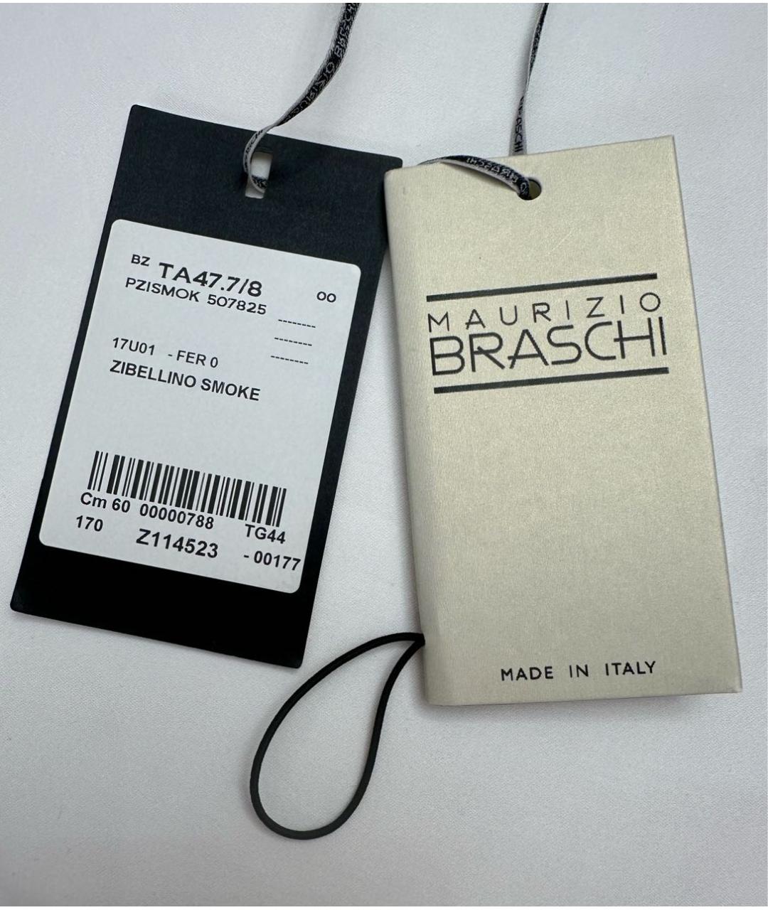 BRASCHI Коричневая меховая шуба, фото 8