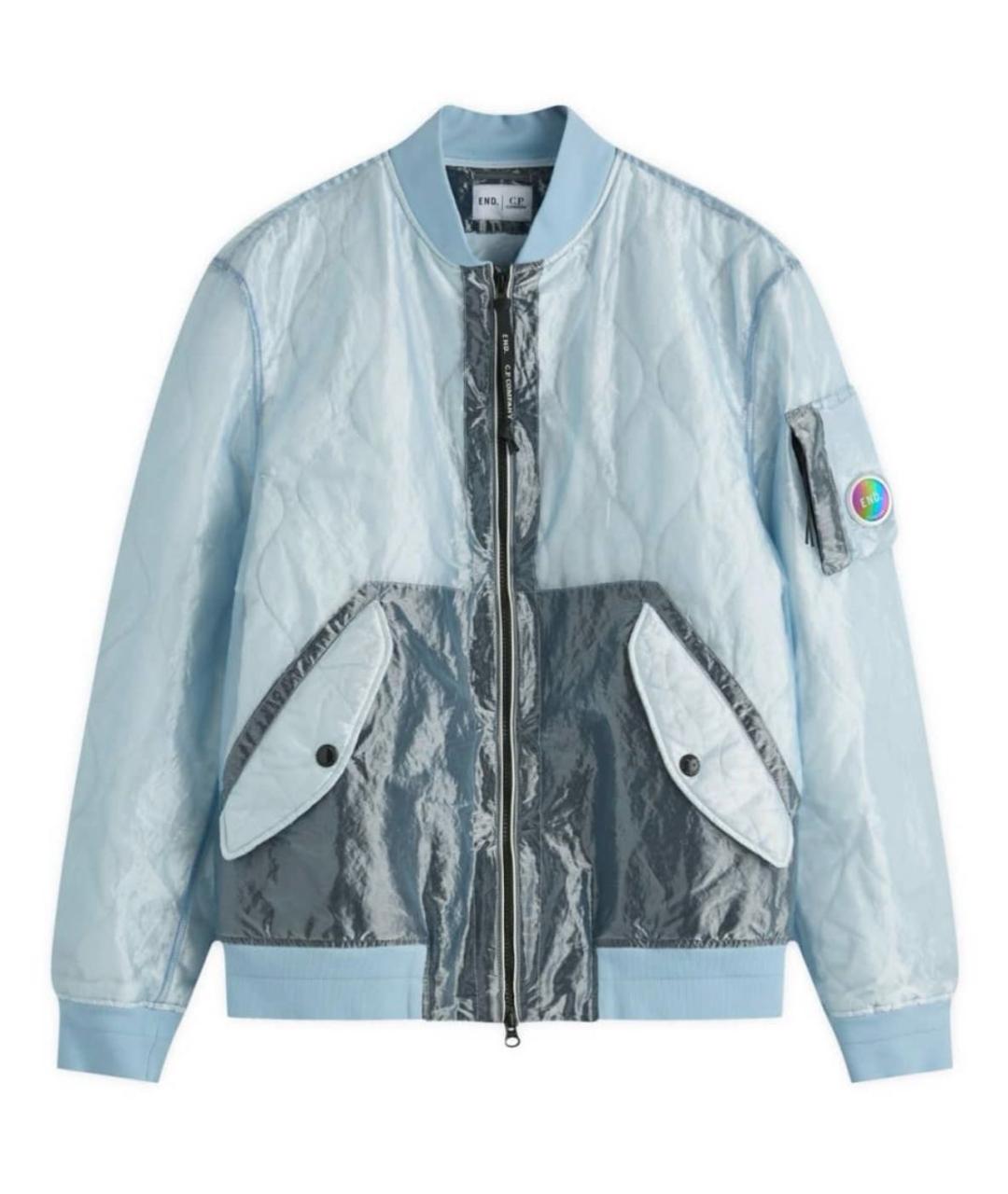 CP COMPANY Голубая полиамидовая куртка, фото 5