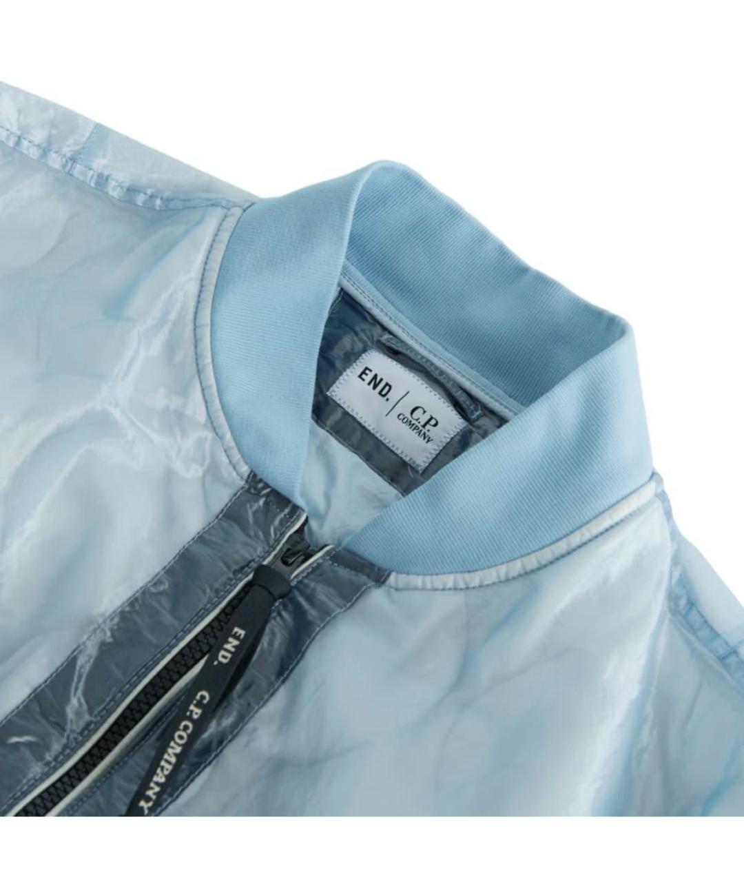 CP COMPANY Голубая полиамидовая куртка, фото 3