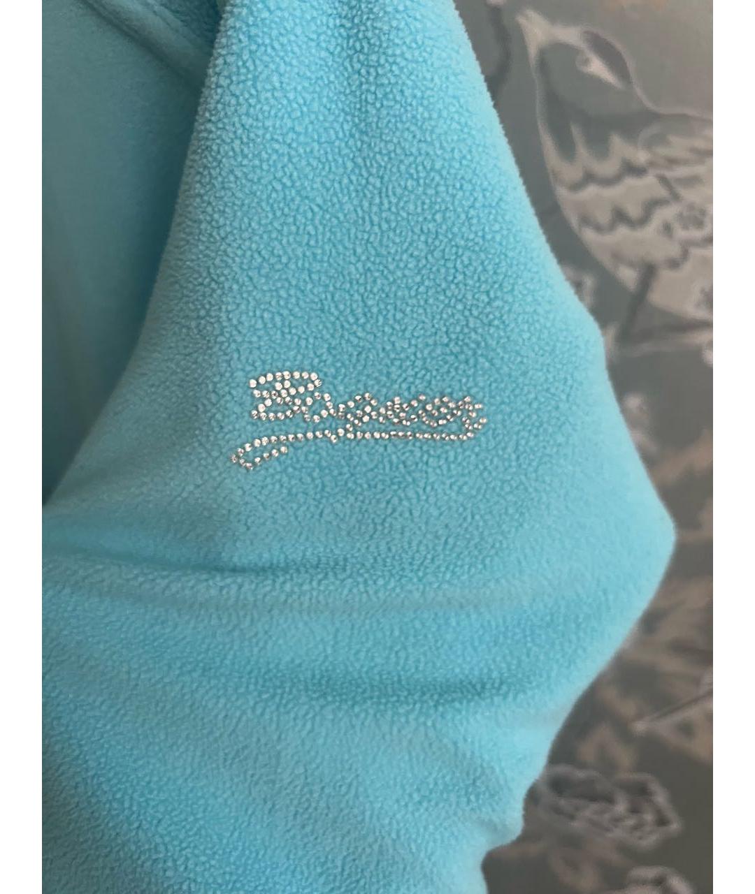 BOGNER Голубой полиэстеровый джемпер / свитер, фото 7