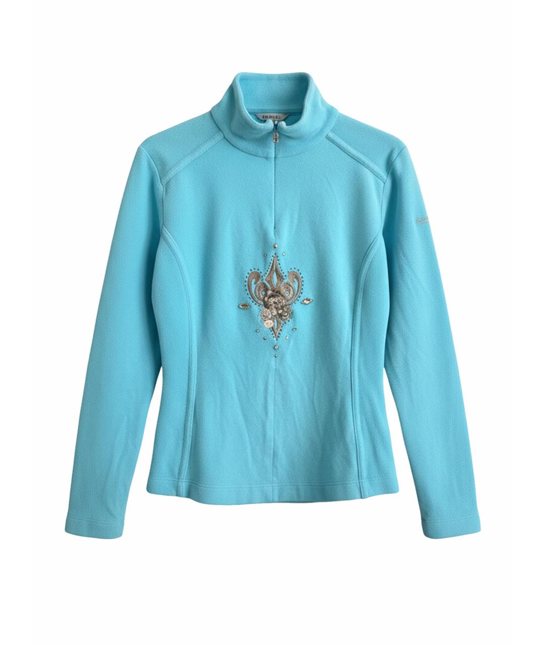 BOGNER Голубой полиэстеровый джемпер / свитер, фото 1