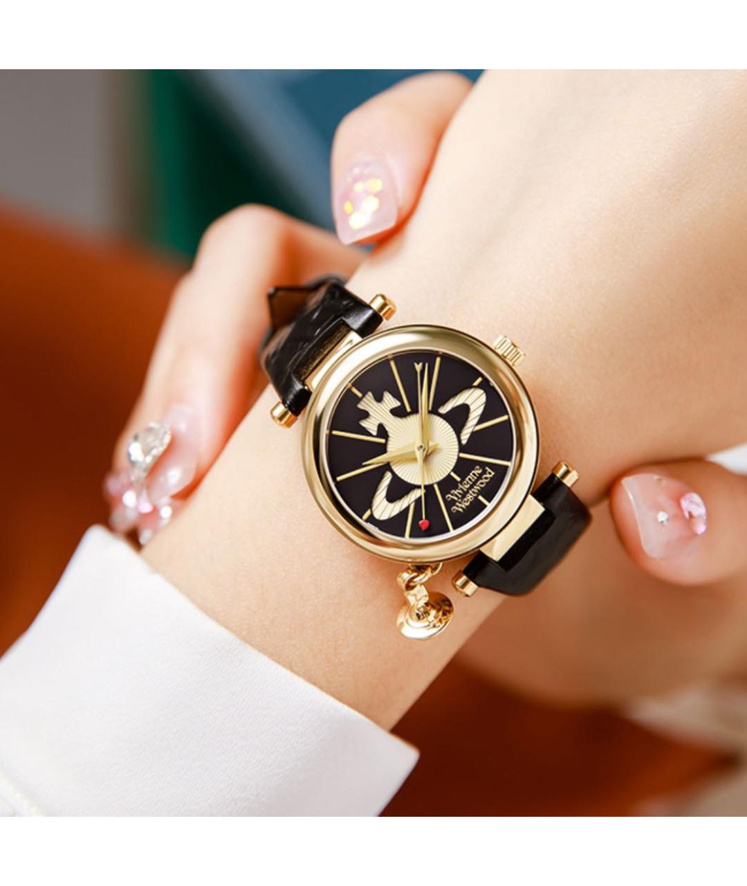 VIVIENNE WESTWOOD Золотые часы, фото 4