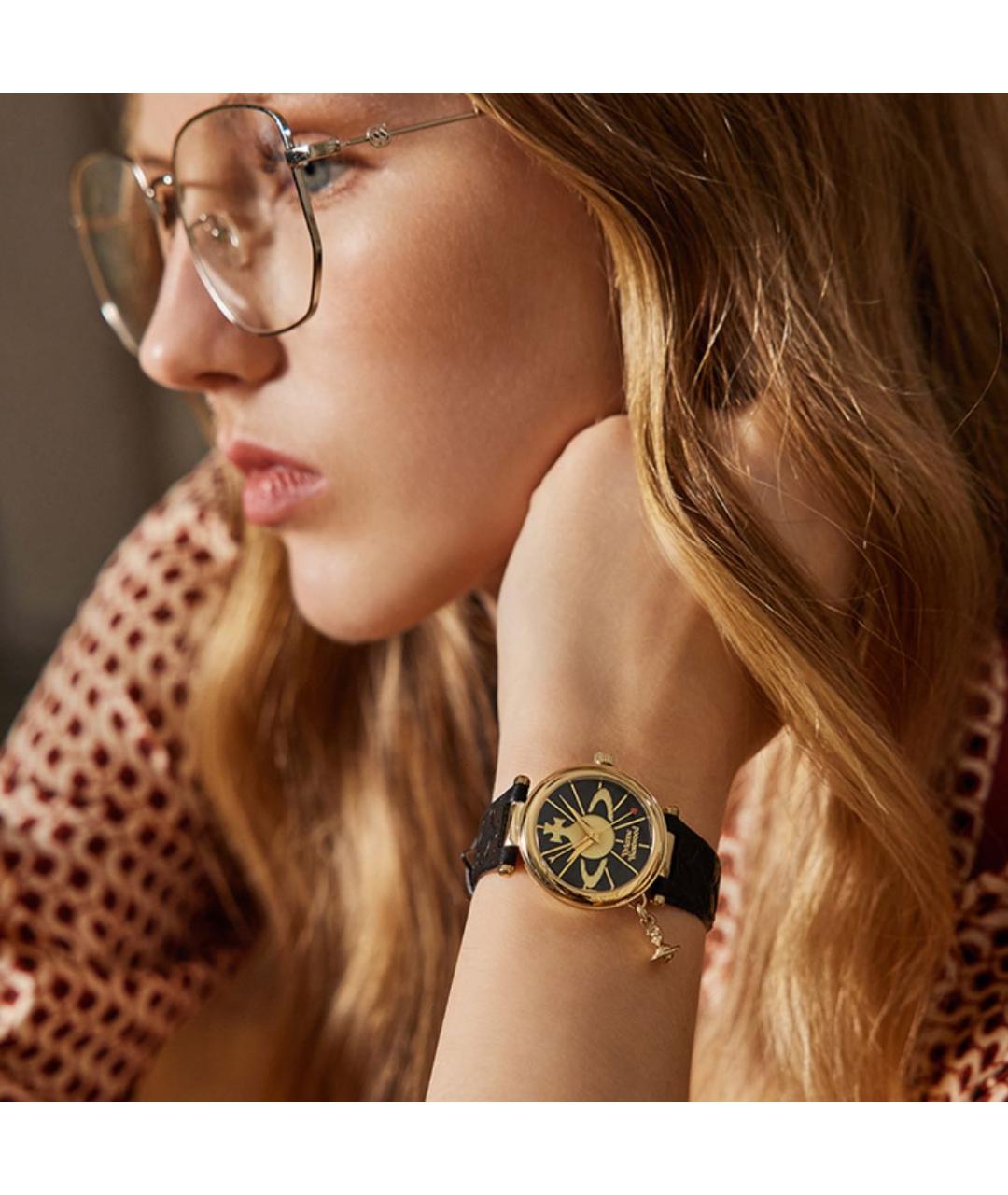 VIVIENNE WESTWOOD Золотые часы, фото 5