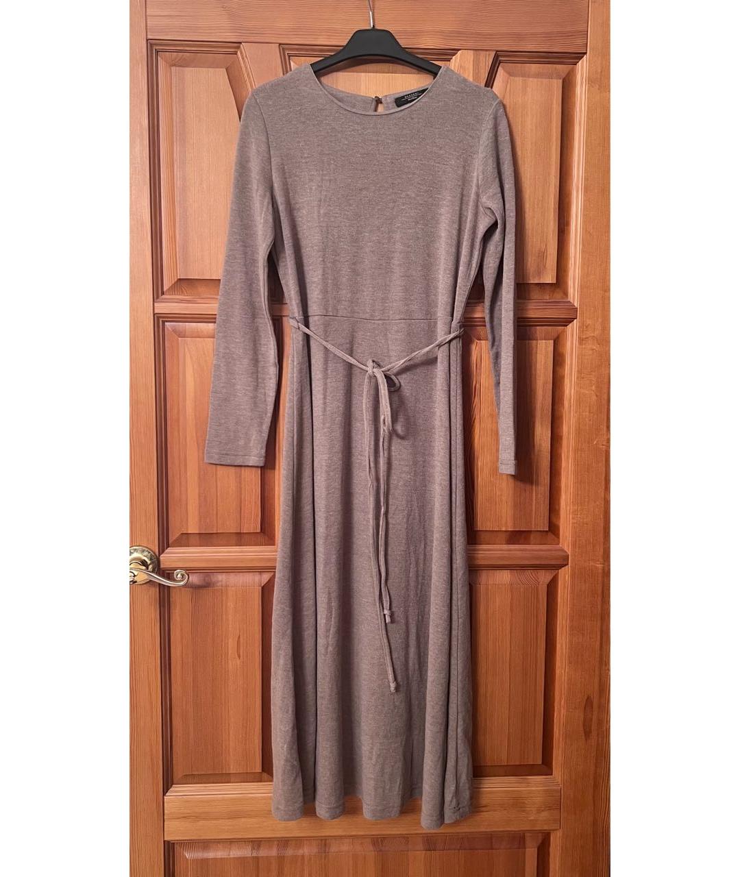 WEEKEND MAX MARA Бежевое повседневное платье, фото 4