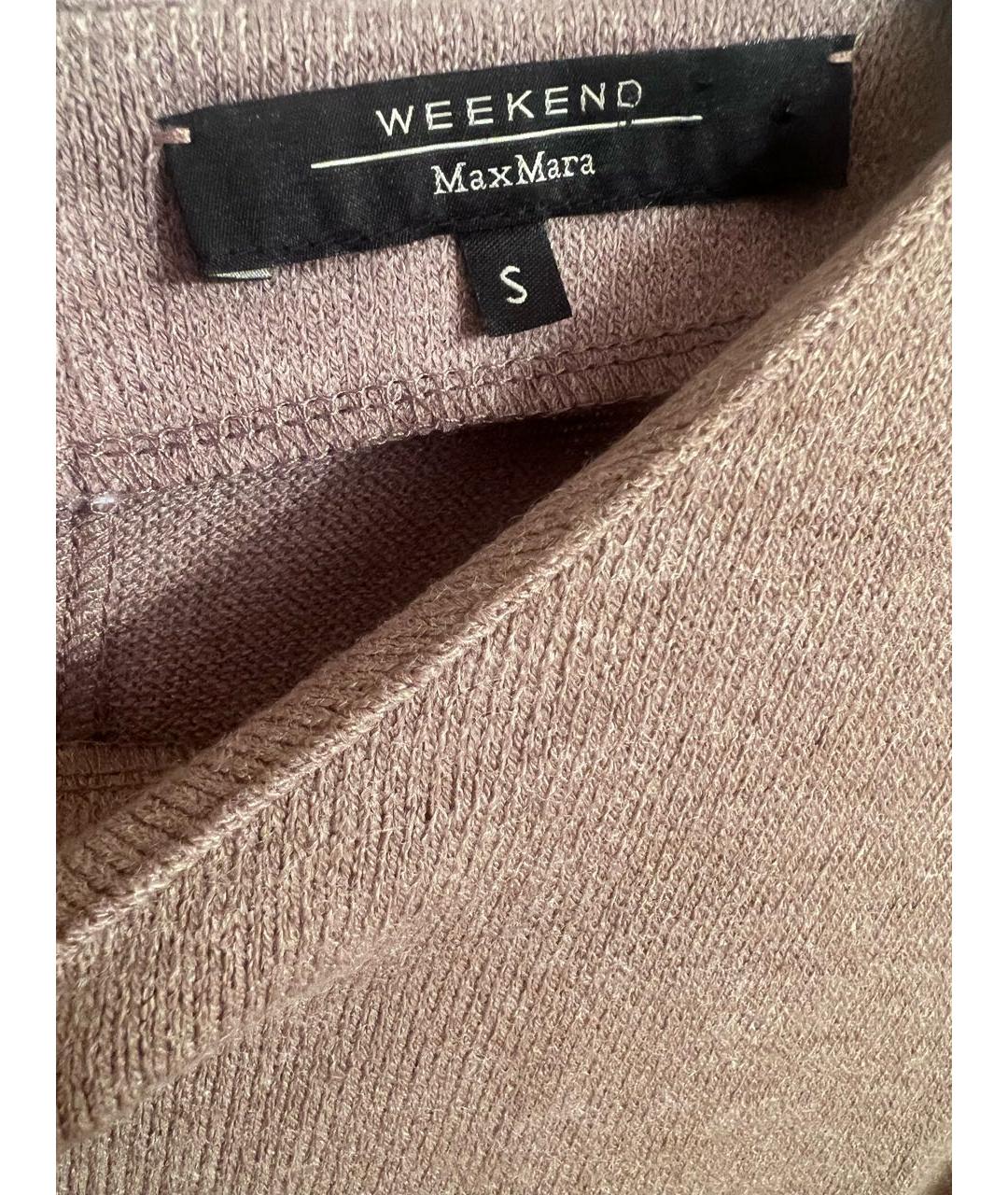 WEEKEND MAX MARA Бежевое повседневное платье, фото 3