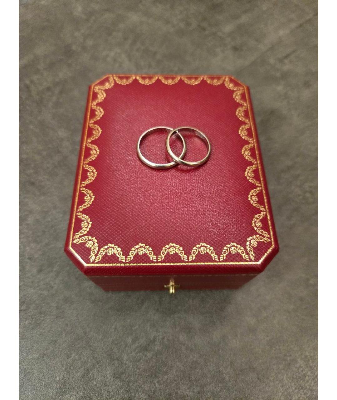 CARTIER Белое платиновое кольцо, фото 2