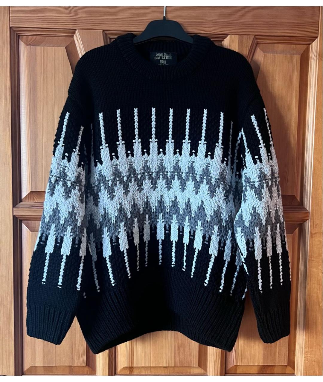 JEAN PAUL GAULTIER Черный джемпер / свитер, фото 4