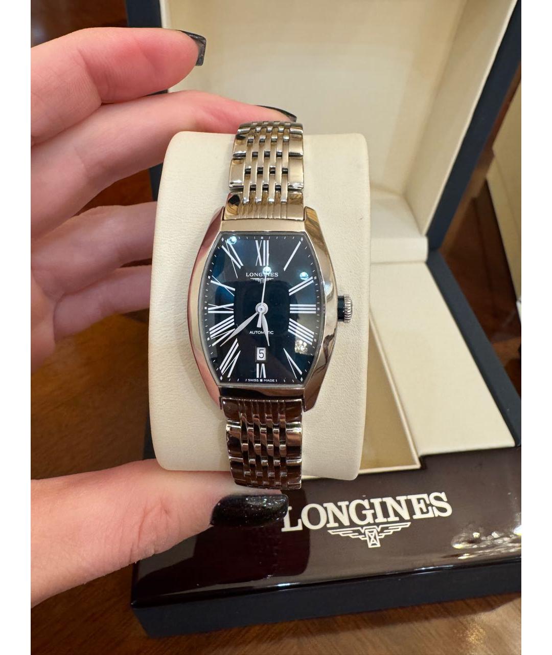 LONGINES Серебряные часы, фото 4