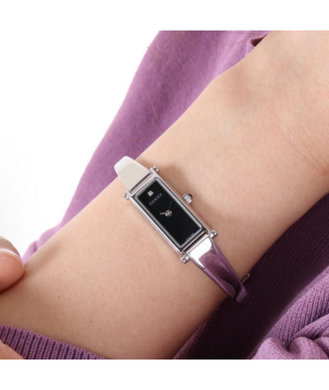 GUCCI Серебряные стальные часы, фото 8