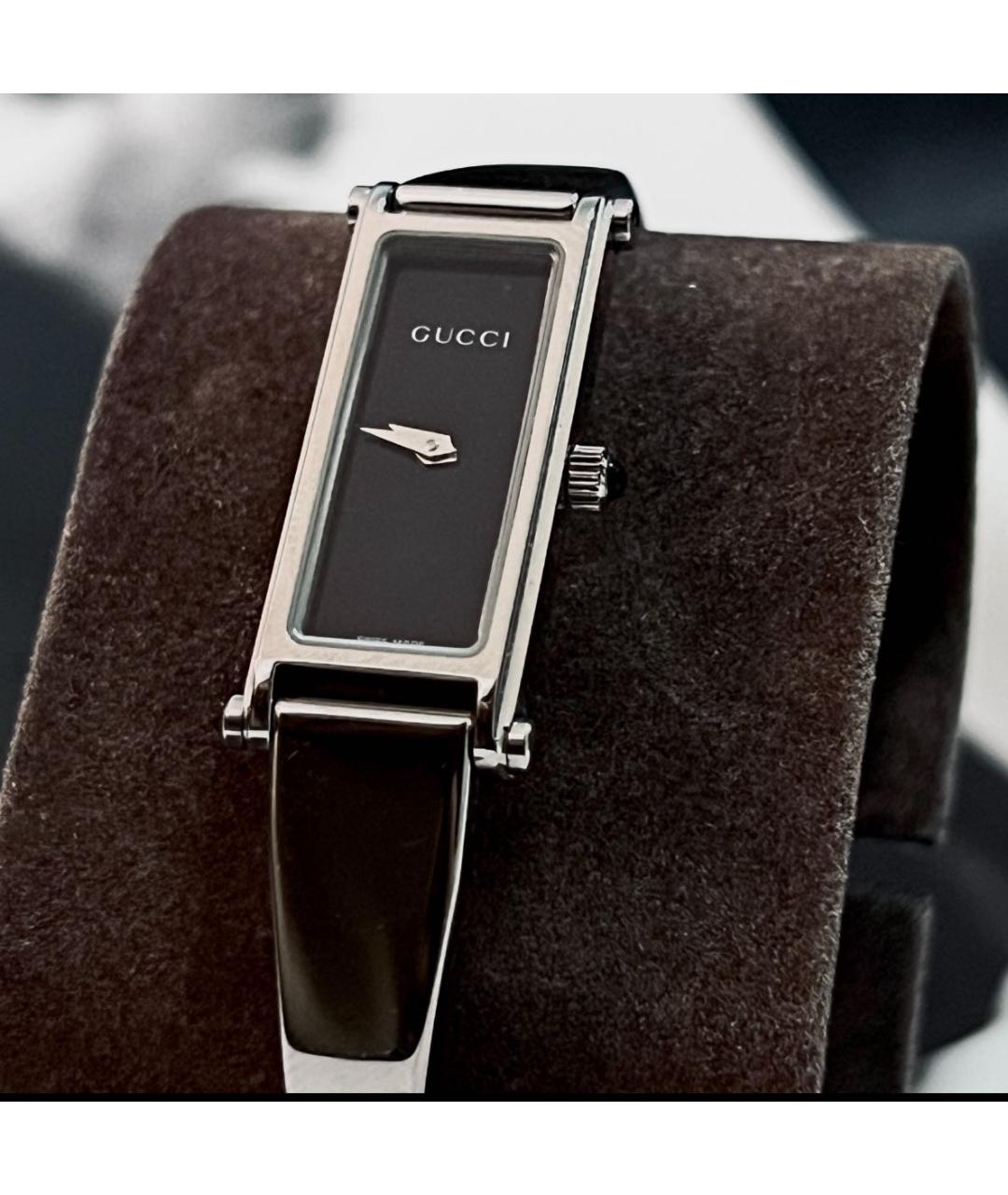 GUCCI Серебряные стальные часы, фото 5