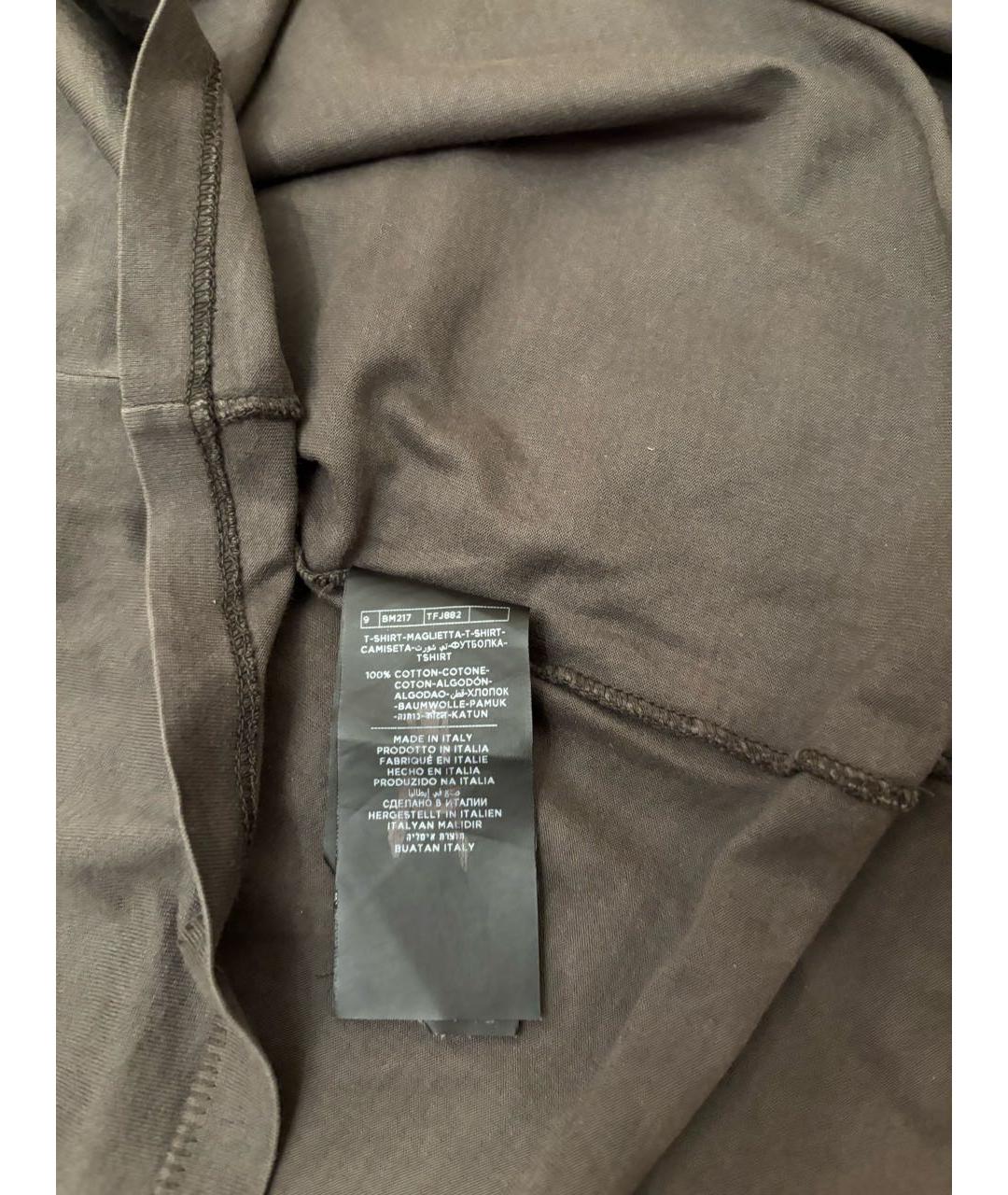 TOM FORD Антрацитовая хлопковая футболка, фото 4
